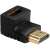 Akyga AK-AD-01 HDMI derékszögű adapter, fekete