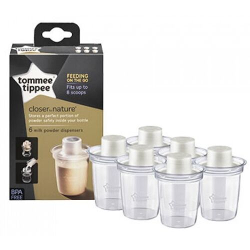 Tommee Tippee Closer to Nature 6 darabos tápszeradagoló készlet utazáshoz