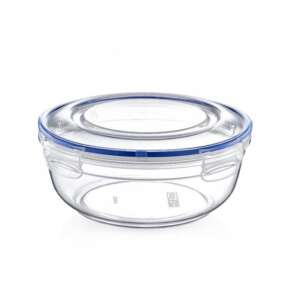 Tároló doboz kerek patentzáras tetővel 400 ml átlátszó