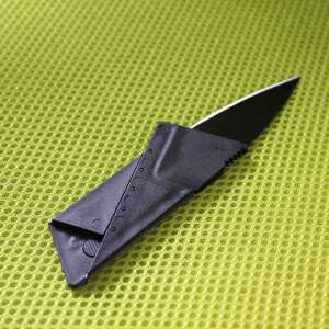Credit card knife with stainless steel blade, unfolded - Pocket Knives and Folding Knife