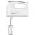 Sencor SHM6206SS Hand Mixer with a Rotating Bowl, white and silver, with whisk attachment