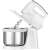 Sencor SHM6206SS stand mixer with dough hook and stainless steel bowl