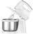 Sencor SHM6206SS stand mixer with stainless steel bowl and beaters