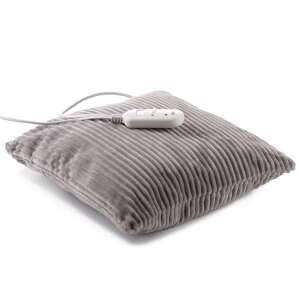 Angled view of Mesko MS 7429 brown electric heating pad - Electric Blanket Warmer