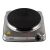 Home HG R 03SS portable electric cooktop, single burner, stainless steel