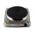 Home HG R 03SS portable electric cooktop, single burner, stainless steel