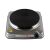 Home HG R 03SS portable electric cooktop, single burner, stainless steel