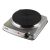 Home HG R 03SS portable electric cooktop, single burner, stainless steel