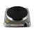 Home HG R 03SS portable electric cooktop, single burner, stainless steel