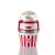 Ariete Party Time 2957.RD red and white popcorn maker with popcorn inside