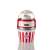 Ariete Party Time 2957.RD red and white popcorn maker with popcorn inside
