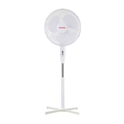 Hausmeister HM8403 weißer Standventilator, 50W