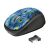 Trust Yvi vezeték nélküli egér - Peacock design USB vevőegységgel, ferde nézet