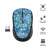 Trust Yvi wireless mouse with peacock design, 8 meter wireless range, compact size, left and right handed use