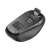 Trust Yvi Wireless Mouse - Peacock design, bottom view with USB receiver storage