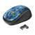 Trust Yvi wireless mouse with peacock design, 8 meter wireless range, compact size