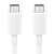 Samsung USB Type-C to Type-C cable, white, 1 meter