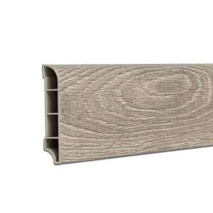 Leziter Vinyl SPC padlószegély Tanami tölgy 2400x60x12 mm, a profil közeli képe - Leziter