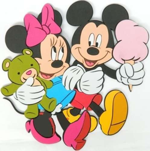 Disney habszivacs fali dekoráció - Mickey & Minnie 30312441