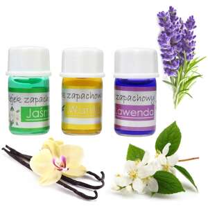 Aromaterápiás Illatolaj Készlet - Levendula, Jázmin, Vanília - 3 x 3ml
