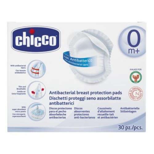 Chicco antibakteriális eldobható Melltartóbetét 30db