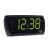 Adler AD1121 alarm clock radio with large green LED display showing time