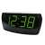Adler AD1121 digital alarm clock with large green LED display and radio