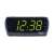 Adler Europe AD1121 alarm clock radio with large green LED display, black color, front view