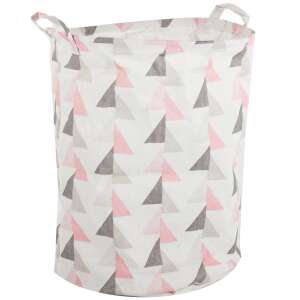 Geometrikus Mintás Összecsukható Szennyeskosár - 45 Liter