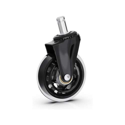 VG 01958 irodai székgörgő, fekete, 11mm