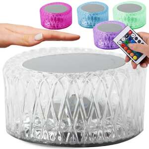 VG - Kristály Asztali Lámpa - RGB LED - Távirányító