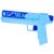 Kék játékpisztoly hab repülőgép indítóhoz
