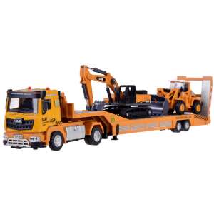 Remorcă cu excavator și excavator cu efecte de sunet și lumină 108607496 - Maşinuţe