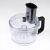 Girmi RB76 food processor bowl and feed chute