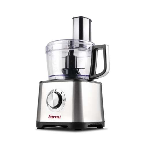 Girmi RB76 food processor, stainless steel, 600 watts, 1.2 liters