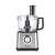Girmi RB76 food processor, stainless steel, 600 watts, 1.2 liters