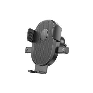 BOROFONE BH92 GRAND ONE BUTTON SZELLŐZŐRÁCSRA RÖGZ. AUTÓS TARTÓ FEKETE 108612214 - Borofone