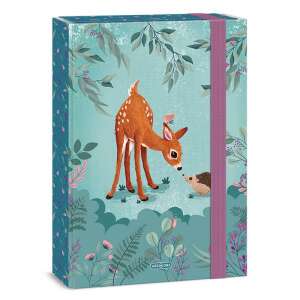 Ars Una Secret Garden A4-es füzetbox aranyos őzikés - sünis mintával - Ars Una