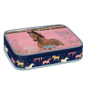 Ars Una Lovas Többszintes Tolltartó Ló Mintával - Ars Una