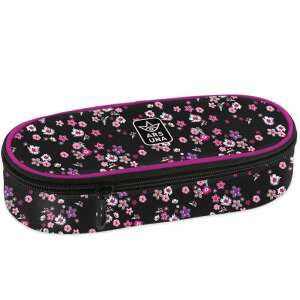 Ars Una Pearl Blossom Fekete Virágos Tolltartó Gumipánttal - Ars Una