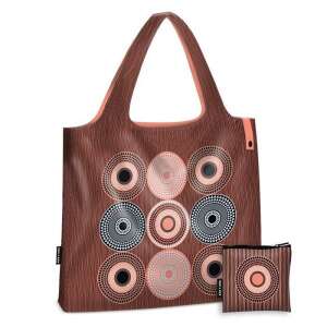 Ars Una African Sun újrahasználható bevásárló táska geometrikus mintával, összecsukható, cipzáros tasakkal - Ars Una