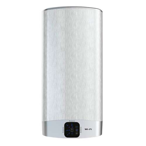 Електрически бойлер Ariston VELIS WIFI 50, сребърен, преден изглед