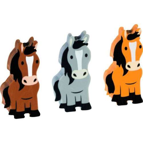 Brunnen Lovas Radírszett - 3 db