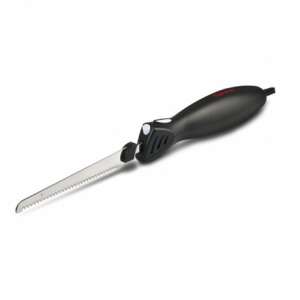 Girmi CT10 electric knife with black handle and silver blade - Kitchen tool