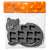 Geek Kitchen cat ice cube tray, black silicone cat ice cube tray