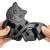 Black silicone cat ice cube tray, 10 cat shaped ice cubes