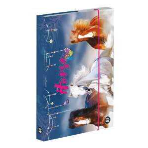 OXY BAG Horse Blue A5-ös füzetbox ló mintával - Füzetbox