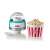 Ariete 2957.BL Party Time popcorn maker, blue, with popcorn