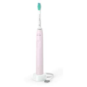Електрическа четка за зъби Philips Sonicare 3100 Series, розова, с зарядно устройство и USB кабел - Душ за уста и Електрическа четка за зъби