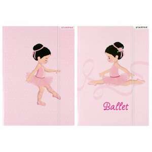 Starpak Balettos Gummimappe A4, rosa Ballerina Design - Starpak